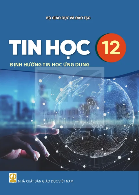 Bìa sách giáo khoa Tin học 12 - Định hướng Tin học ứng dụng - Kết nối tri thức với cuộc sống