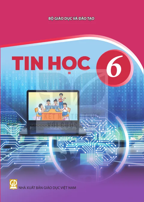 Bìa sách giáo khoa Tin học 6 - Kết nối tri thức với cuộc sống